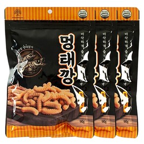 강아지 바삭한 멍태깡 간식, 3개, 90g