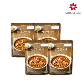 피코크 [피코크] 우리집 청국장찌개 500g x 4팩, 4개