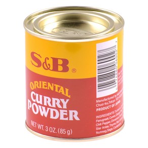 S&B Cuy Powde Oiental 3 Oz S&B 카레 파우더 오리엔탈 3온스, 85g, 1개