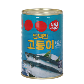 식자재왕 담백한 고등어 캔, 1개, 400g