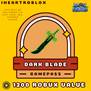 영구 Blox 과일  키츠네 ⛩️ 게임패스 로블록스 저렴하고 빠른 서비스, Dak Blade