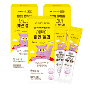 비타민마을 맘편한 면역튼튼 어린이 아연 젤리 15g x 15p