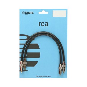 [클로츠] KLOTZ ALP Supeme RCA 케이블 2x RCA-2x RCA, 0.3M