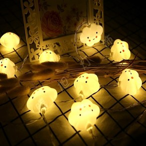 별 구름 감성 스트링라이트 LED 전구 캠팸