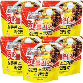 핫플러스 발열도시락 얼큰한 소고기맛 라면밥