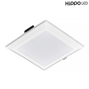 히포 LED 20cm 30W 사각 다운라이트 매입등 국산 인테리어조명, 20cm(8인치), 1개, 주광색(6500K)