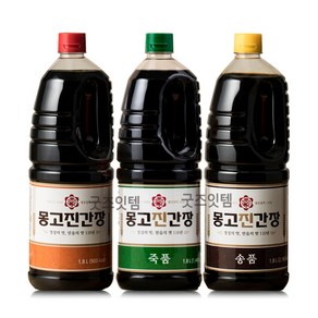 부천 몽고 진간장 1.8L 모음 죽품 송품 간장, (부천) 몽고 진간장, 1개