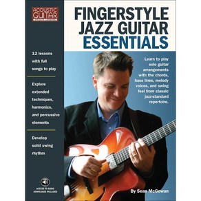 Fingestyle Jazz Guita Essentials 핑거스타일 재즈 기타 교본 (온라인 음원 포함) Sting Lette Media