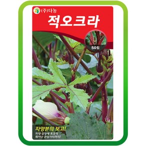 다농 적 오크라 씨앗 50p, 1개