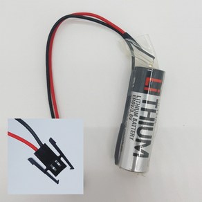 TOSHIBA 도시바 ER6V 3.6V 2000mAh 컨넥터 HRS-2P 리튬배터리 로봇 보안장비 CNC PLC 배터리 히로세, 1개