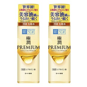 하다라보 고쿠쥰 프리미엄 히알루론액 화장수, 2개, 170ml