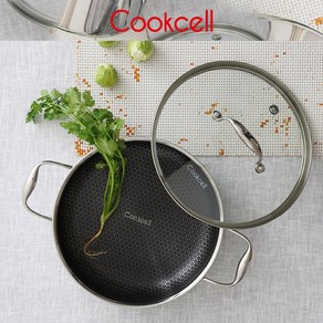 [Cookcell] 쿡셀 통3중 싱글 코팅 IH인덕션 전골냄비 24cm