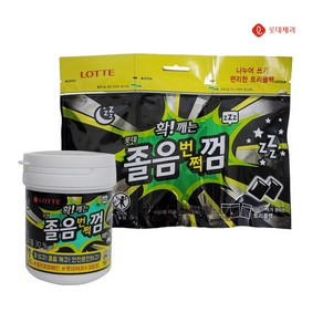 롯데 졸음번쩍껌 87g1통 + 리필105gX1팩 자일리톨껌 졸음방지껌 졸음껌, 1개, 192g