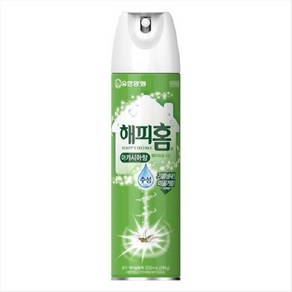 해피홈 수성 에어로솔 아카시아향 500ml 에어졸 스프레이 모기약 살충제, 1개