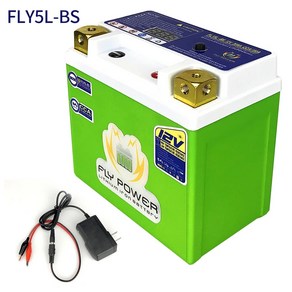 FLY5L-BS 오토바이 리튬 이온 배터리 LiFePO4 12V 36Wh CCA 180A BMS 철 염 스쿠터 YTX5L-BS 교체(621518), Left Positive_4, 1개