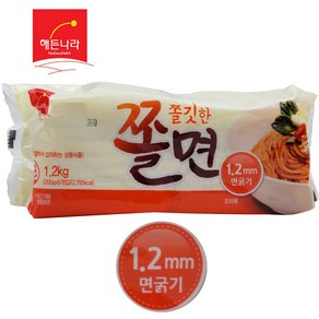 해든나라 쫄면 1.2kg 쫄면사리6인분 쫄면굵기1.2(보통면), 1개