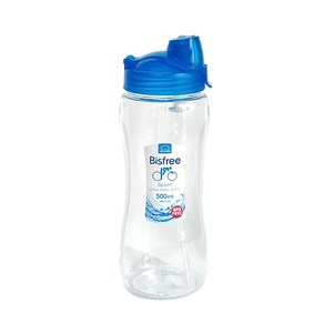 락앤락 비스프리 스포츠 빨대물병 500ml 캠핑휴대용 물병 ABF710T, BGRN, 1개