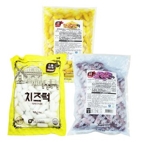 소울마켓 단호박떡(국내산) 1kg 고구마떡 장가푸드 훠궈 중국식품 과자 간식 마라탕 마라샹궈, 단호박떡, 1개