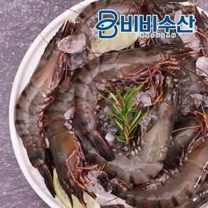 비비수산 킹타이거새우 킹 블랙타이거새우 500g(6-8미)X2팩, 500g(6-8미), 2팩