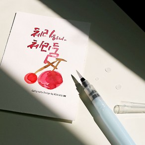 사쿠라코이 워터브러쉬 소 중 대 (워터브러쉬 캘리그라피 붓펜)