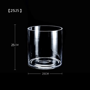 타원형 어항 유리 원통형 대형 거실 사무실 구경 25CM 및 ... 1개