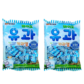 동아제과 바이오 유과 캬라멜, 300g, 2개