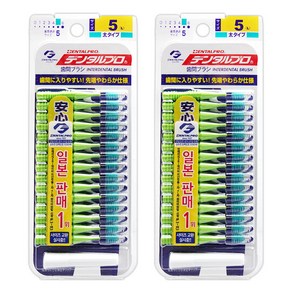 건강두배로 잭스 덴탈프로 치간칫솔 사이즈 5 (L) 통과경 1.5mm 15p, 30개입, 1세트