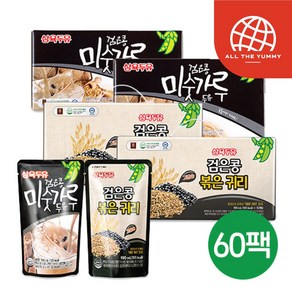 [올더야미] 삼육두유 검은콩미숫가루 30팩 + 검은콩볶은귀리 30팩, 190ml, 1개