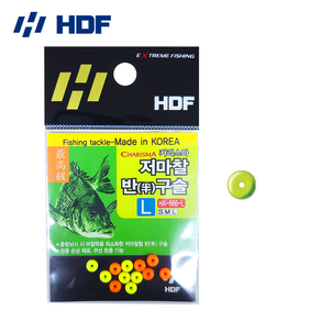 HDF 카리스마 저마찰 반 구슬 흘림낚시 찌낚시 반구슬, S, 1개