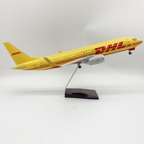 DHL 화물기 여객기 다이캐스트 1:160 LED 버전, 60cm * 20cm * 11cm, 1개