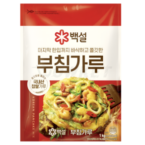 백설 국내산 찹쌀 부침가루 1kg 업소용 대용량 식당용