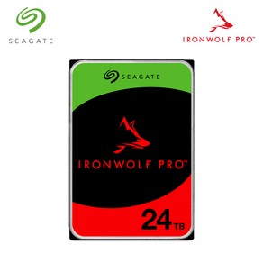 씨게이트 Ironwolf Pro NAS HDD 24TB 하드디스크 내장하드 아이언울프 프로 24테라