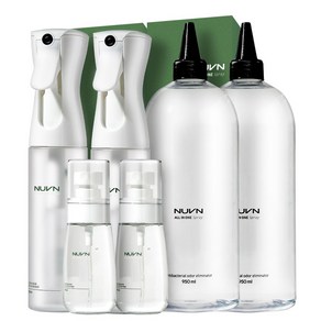 누븐 섬유탈취제 항균 룸스프레이 탈취 본품300ml*2 + 휴대용70ml*2 + 리필용950ml*2, 1개