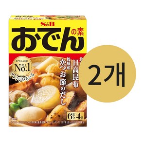 S&B 오뎅분말 일본식 오뎅 스프, 2개, 80g