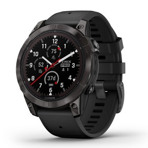 fenix 7 Po Sapphie Dual Powe Ti Cabon GayBlack GPS 가민(GARMIN) 태양 충전 가능 멀티, 1개