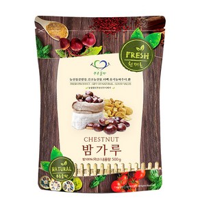 푸른들판 국내산 밤 분말 가루 껍질 제거, 500g, 1개