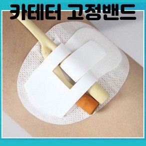 소변주머니 홀더 환자 배변보조10pcs 카테터 고정 스티커 소변 가방 다리 튜브 137, 하얀, 10개