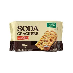 소다 크래커 호밀 90g 호수 소금 16시간 발효 과자 snack, 1개