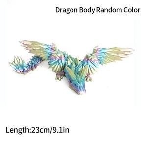 3D 드래곤 회전식 관절 에그 선물 현실적인 조각상 조경 장식 인쇄 피규어 동물, [01] as pictue, [01] S1