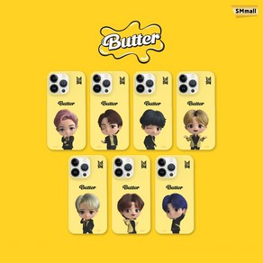 BTS 타이니탄 폰케이스 Butter 3D 슬림핏 케이스 갤럭시