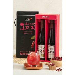 문경미소 프리미엄 오미자청 선물용 (500ml x 2병), 2개