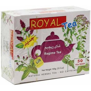 Royal Regime Tea 1팩 향 주머니 50개, 100g, 500ml