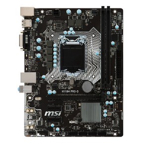 MSI H110M PRO-D BIOS최신 중고 무상 AS1개월 1:1교체