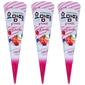 달쿨 추억의아이스크림 요맘때그릭콘 베리믹스, 150ml, 24개