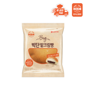 [빵공장 직송] 롯데베이커리 빅단팥크림빵(85g), 85g, 10개