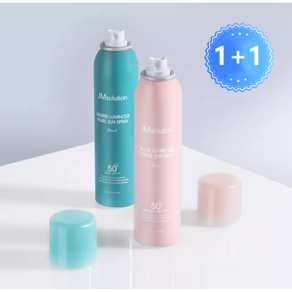 JM 제이엠솔루션 청광 진주 / 윤광 로즈 선스프레이 180ml 1+1, 청광 진주1개+윤광 로즈 1개, 2개