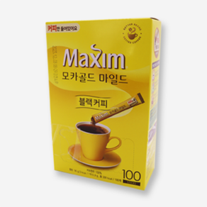 맥심 모카 골드 마일드 블랙커피, 9g, 100개입, 1개