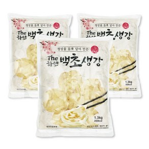 이엔푸드 더하얀 백초생강, 3개, 1.3kg