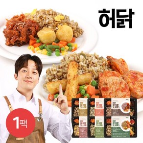 [허닭] 잡곡밥 도시락 6종 1팩, 1개, 250g