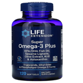 [인포비타]Life Extension(라이프익스텐션) Supe Omega-3 Plus, 120정, 3개